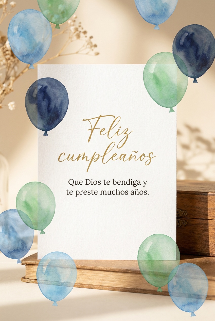 Feliz cumpleaños, que Dios te bendiga, imagen de feliz cumpleaños bendecido Imagen de feliz cumpleaños bendecido: Feliz cumpleaños, que Dios te bendiga