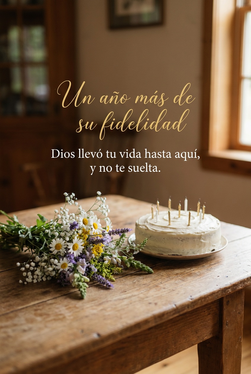 Un año más de su fidelidad, imagen de feliz cumpleaños bendecido Imagen de feliz cumpleaños bendecido: Un año más de su fidelidad