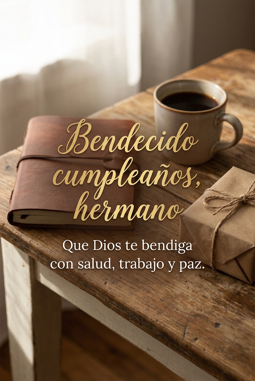 Bendecido cumpleaños, hermano, imagen de feliz cumpleaños para un hombre de dios Imagen de feliz cumpleaños para un hombre de Dios: Bendecido cumpleaños, hermano