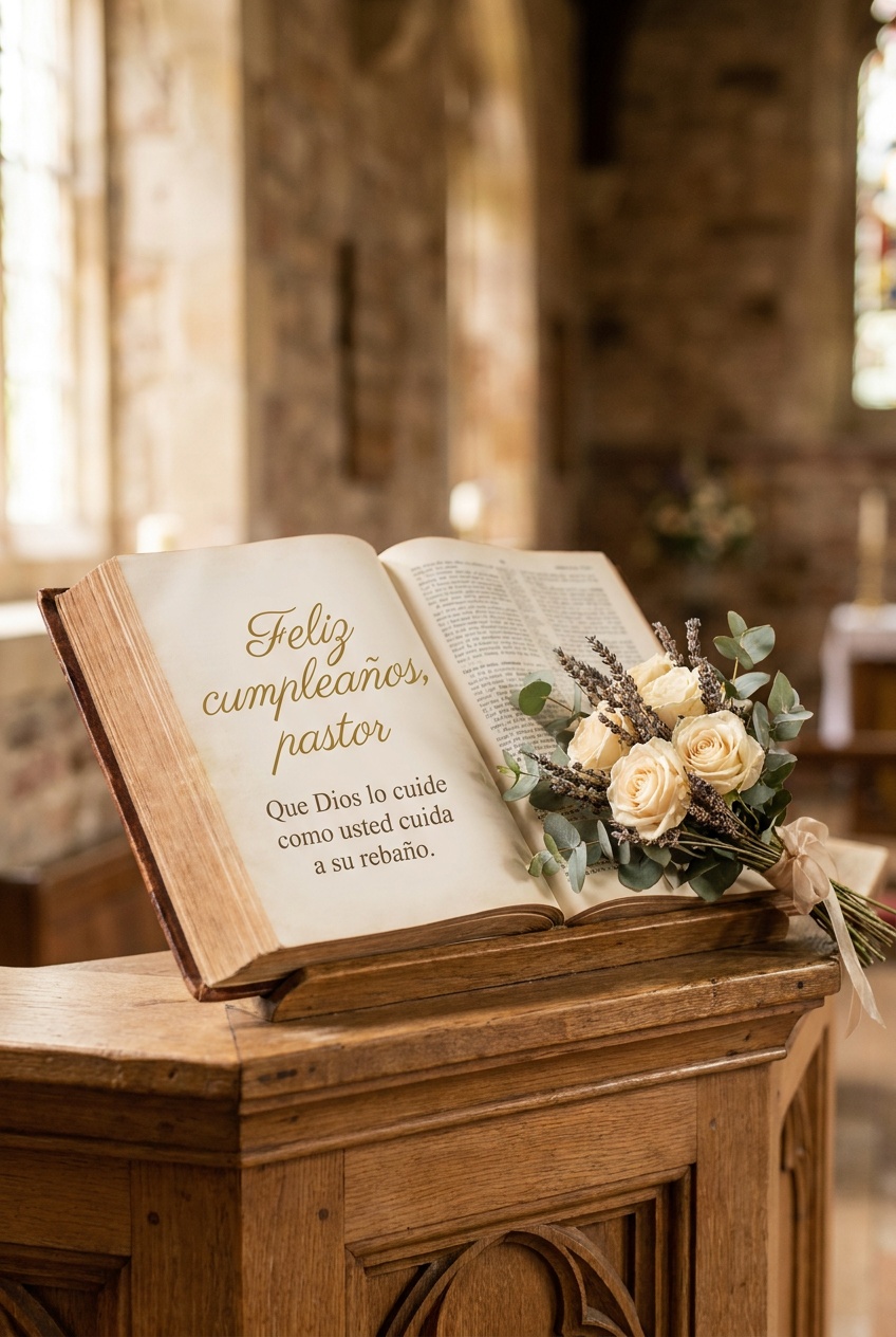 Feliz cumpleaños, pastor, imagen de feliz cumpleaños para un hombre de dios Imagen de feliz cumpleaños para un hombre de Dios: Feliz cumpleaños, pastor