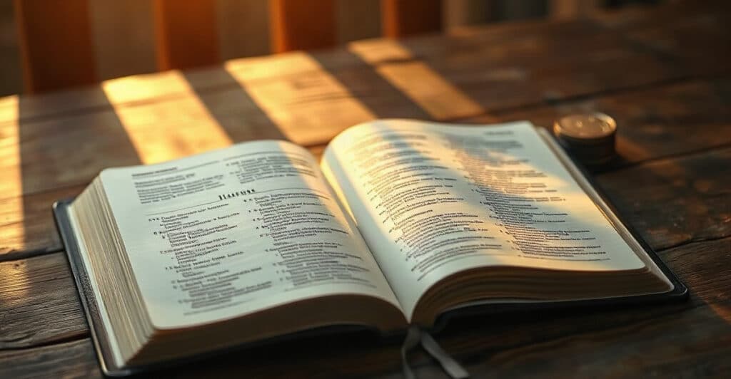 Biblia abierta con luz cálida, qué dice la Biblia sobre el diezmo