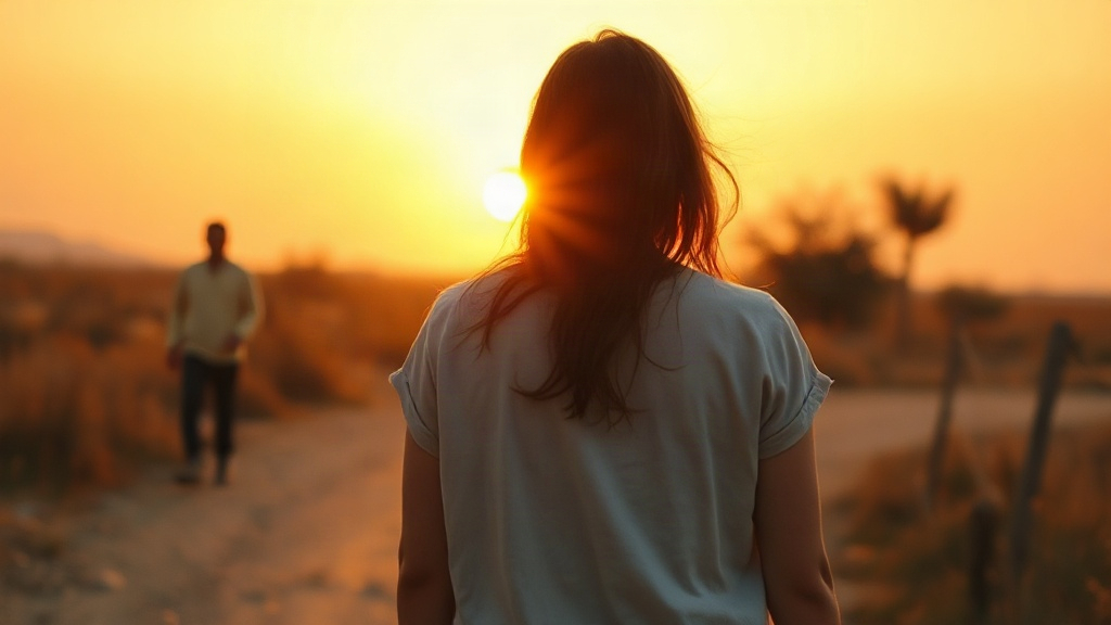 Persona caminando hacia la luz, valentía de las mujeres de la Biblia